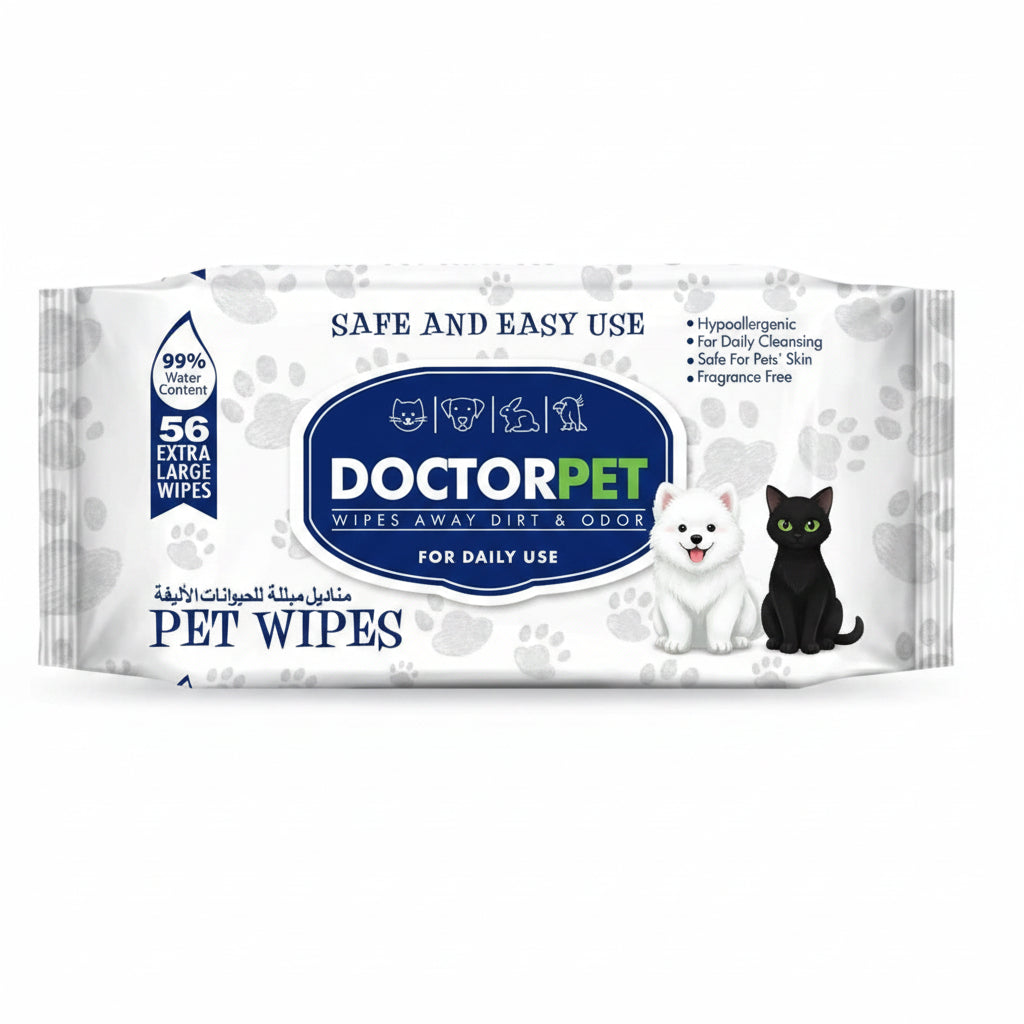 Pet Wipes 56pc