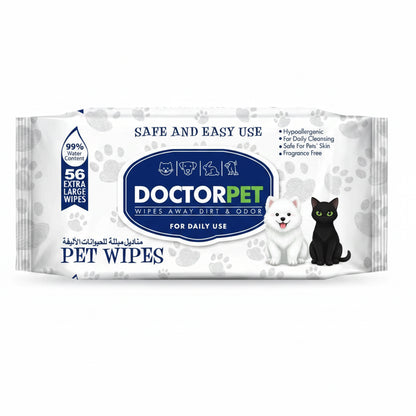 Pet Wipes 56pc