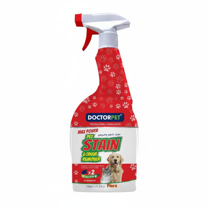Doctor Pet Stain And Odour Remover Flora 750ml