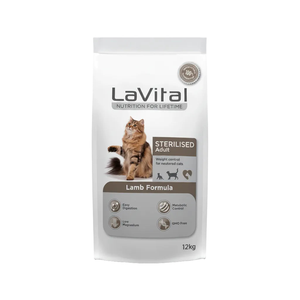 Lavital cat sterilised adult lamb 1.5kg
