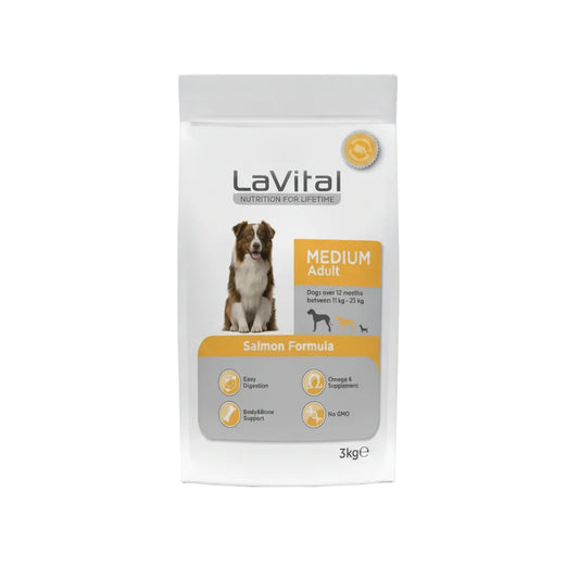 Lavital medium adult salmon for dog 3kg