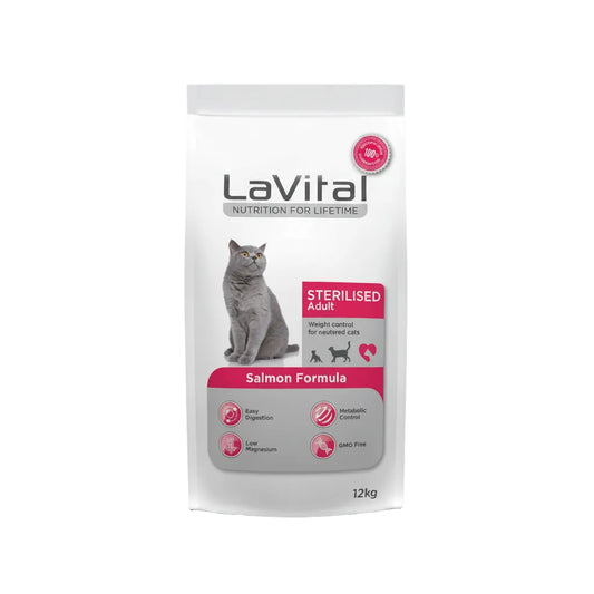 Lavital cat sterilised salmon for cat 12kg