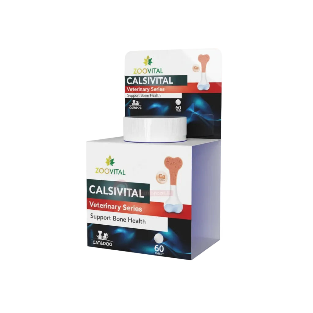 ZOOVITAL CALSIVITAL SUPPORT BONE HEALTH CAT & DOG 60 TABLET