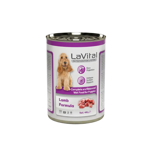 Lavital Puppy dog food Lamb pate4  400g