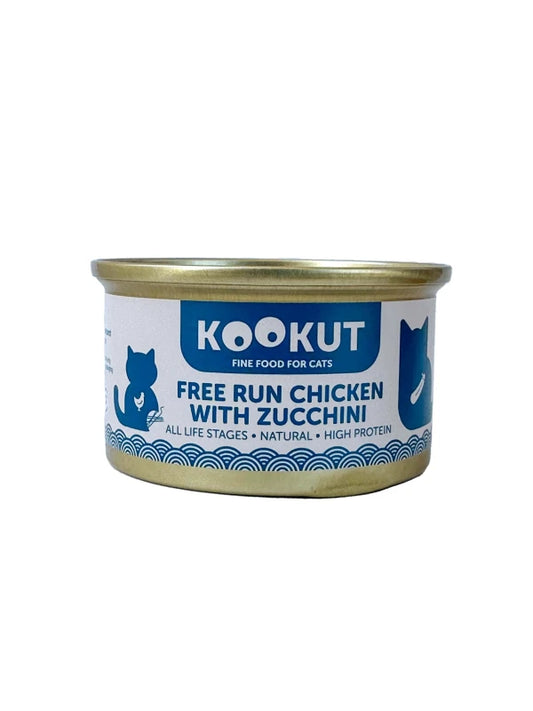 kookut Free Run Chicken with Zucchini Wet Food For All Ages 70g