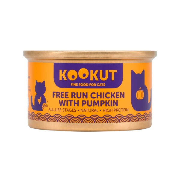 Kookut Cat Free Run Chicken & Pumpkin 70g