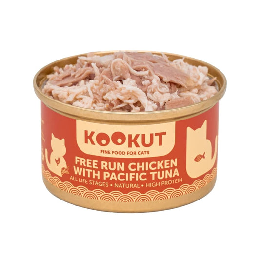 Kookut Cat Free Run Chicken & Pacific Tuna 70g