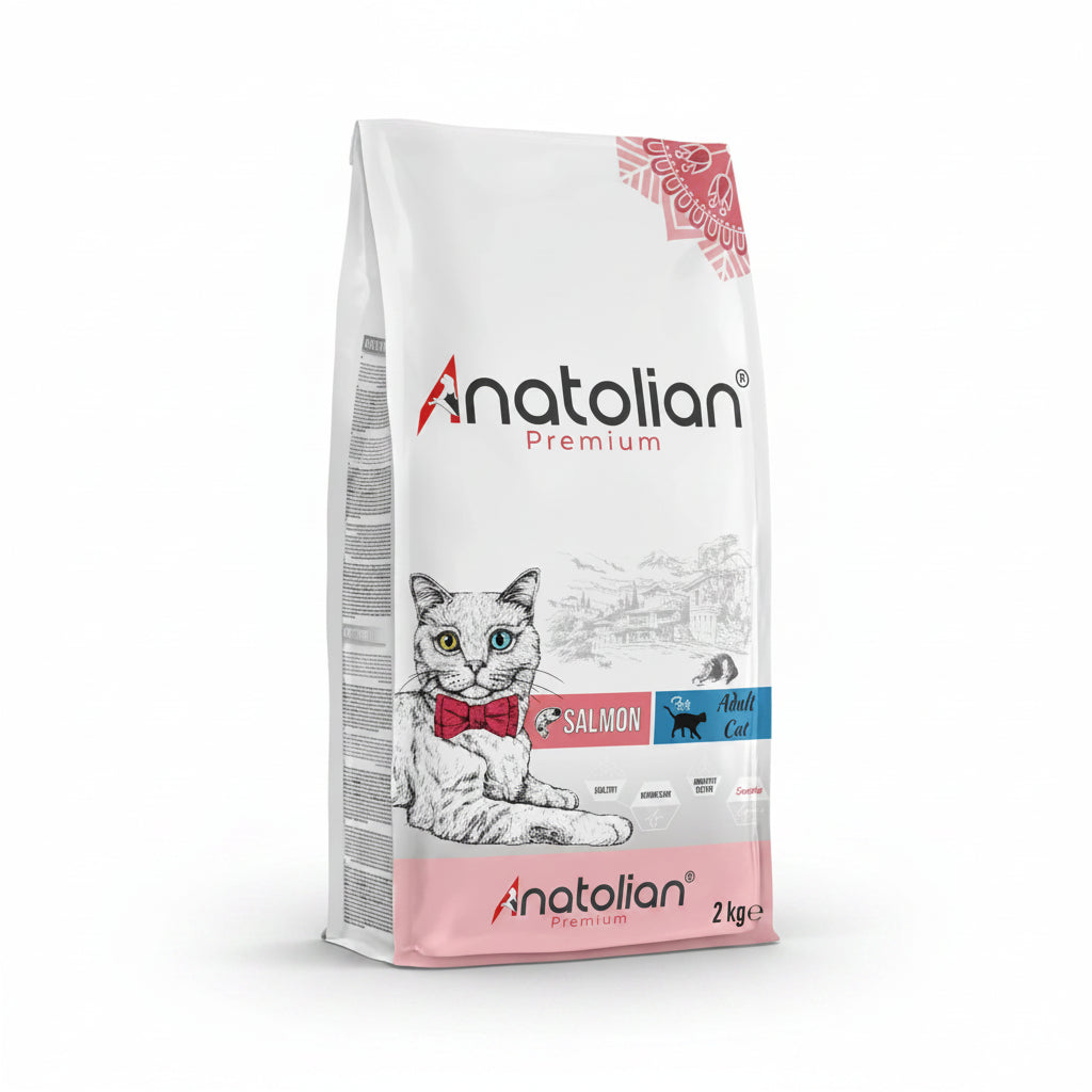 Anatolian Premium With Salmon Meat Cat Food for adult cats 2 kg(2 pcs Bundle) -8684201645721