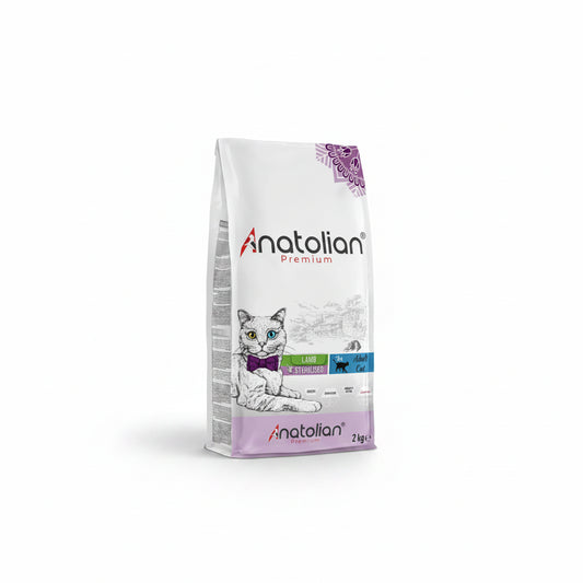 Anatolian Prernlum With Lamb Meat Cat Food for neutered cats 2 kg(2 Pcs Bundle) 8684201645745