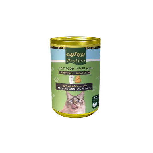Premum Protien- kitten Cat Milk Chicken Chunk In Gravy 400 G