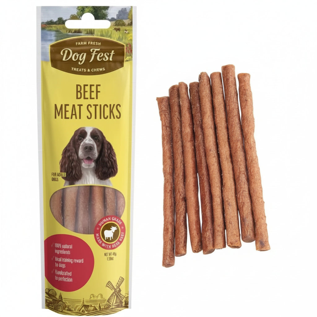 Beef meat sticks (45g) for Dogs