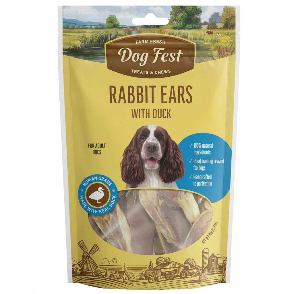 Rabbit ears with duck (90g)