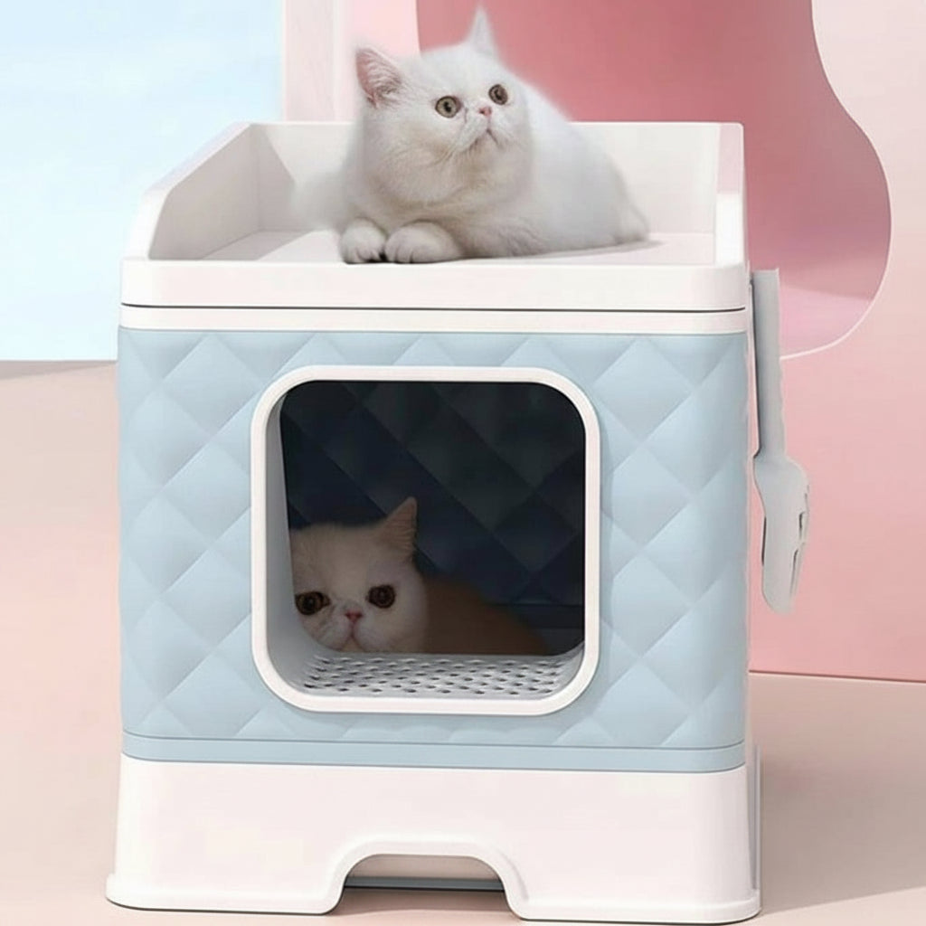 Petco Kitten Monster Semi-Enclosed Cat Litter Box with FREE Scooper