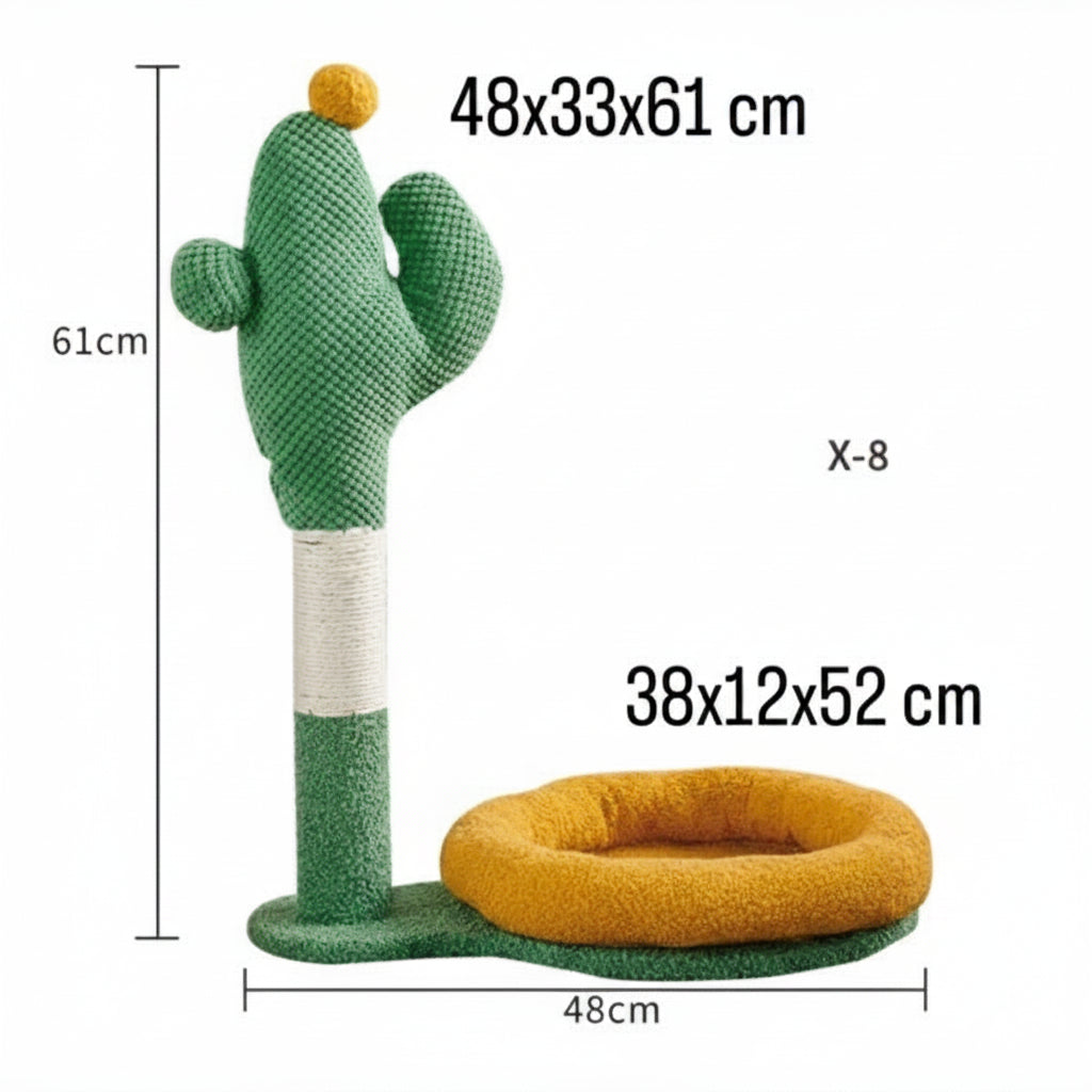 Petco Cactus Cat Scratcher with Bed