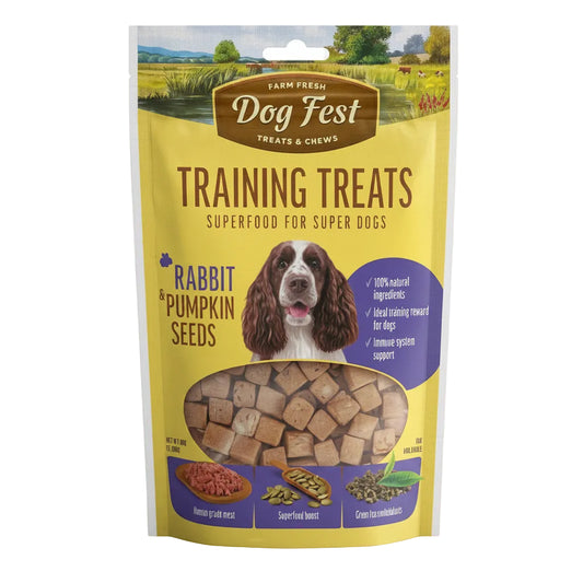 Training treats rabbit &amp; pumpkin seeds (90g)