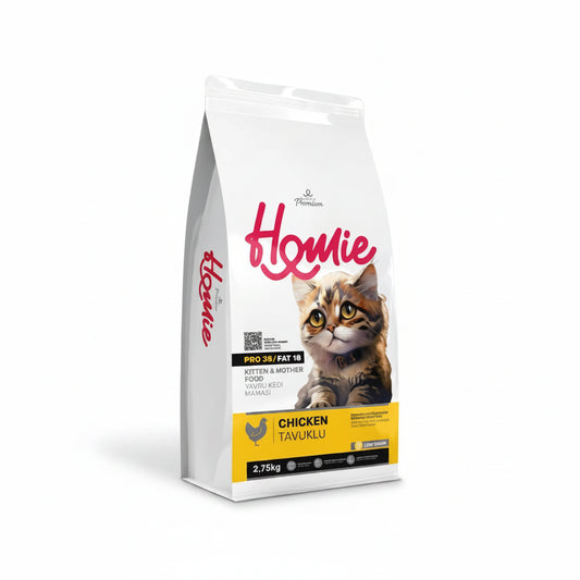 Homie Dry Food Super Premium Kitten & Mother Chicken Low Grain 2.75kg