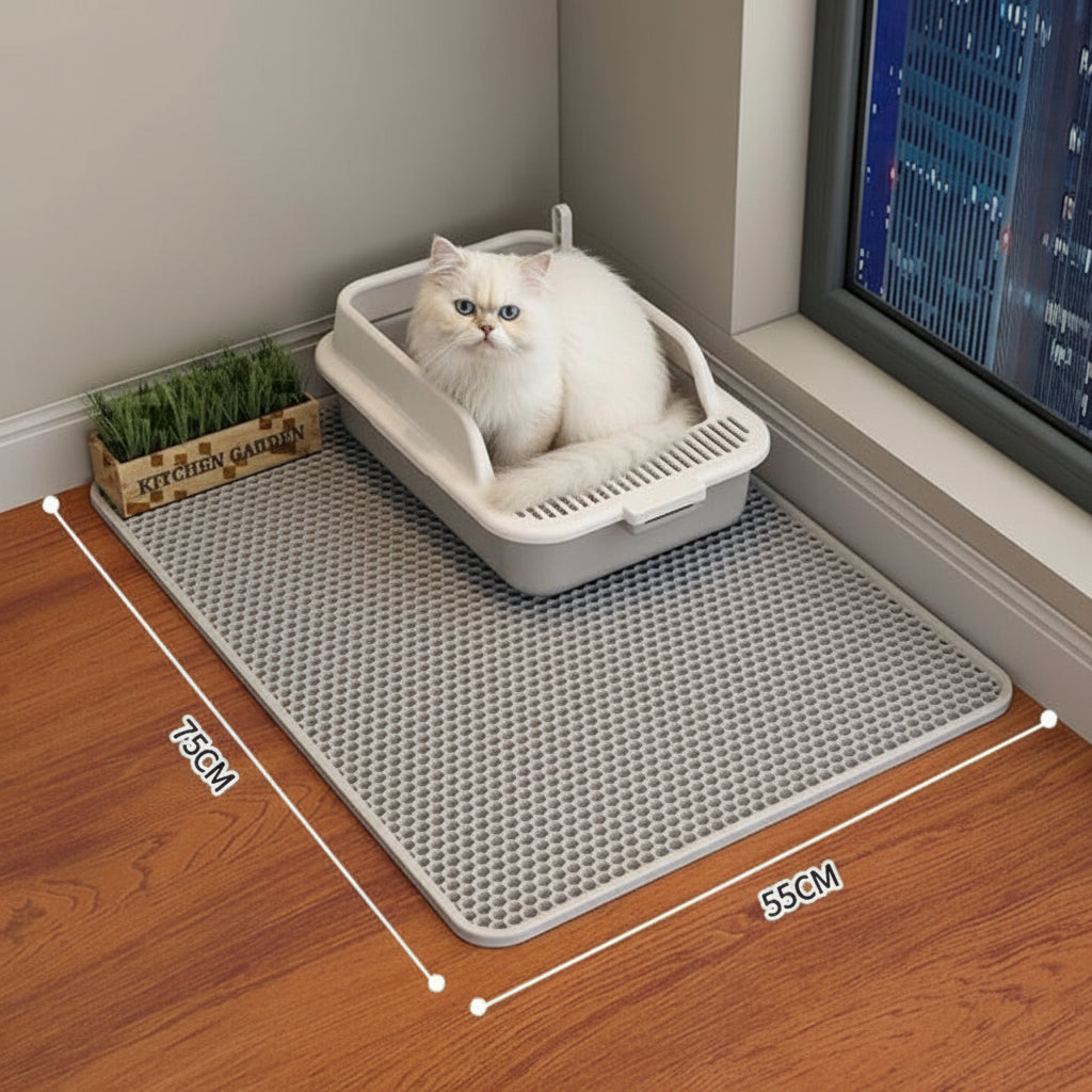 Honeycomb Double Layer Cat Mat 55*75cm Grey