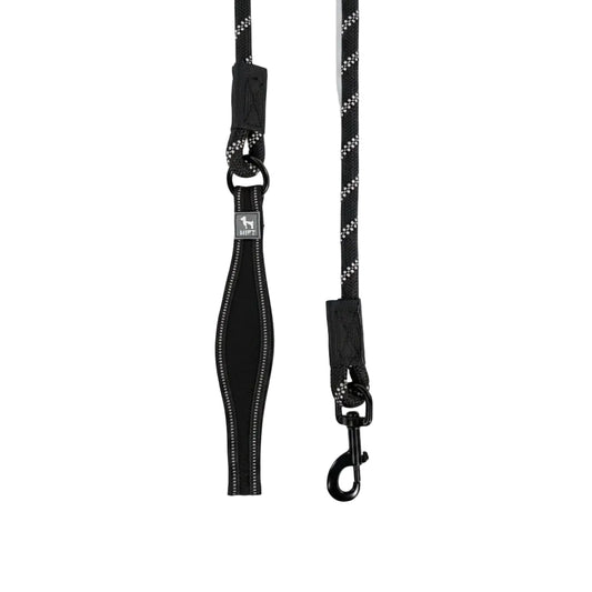 HUFT Rope Leash For Dog - Black - 1.2 m