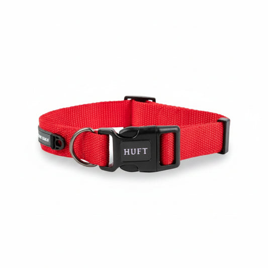 HUFT Basics Dog Collar - Crimson Red