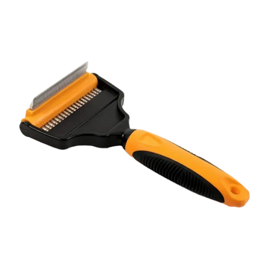 HUFT Deshedder with Rake for Dogs - Orange