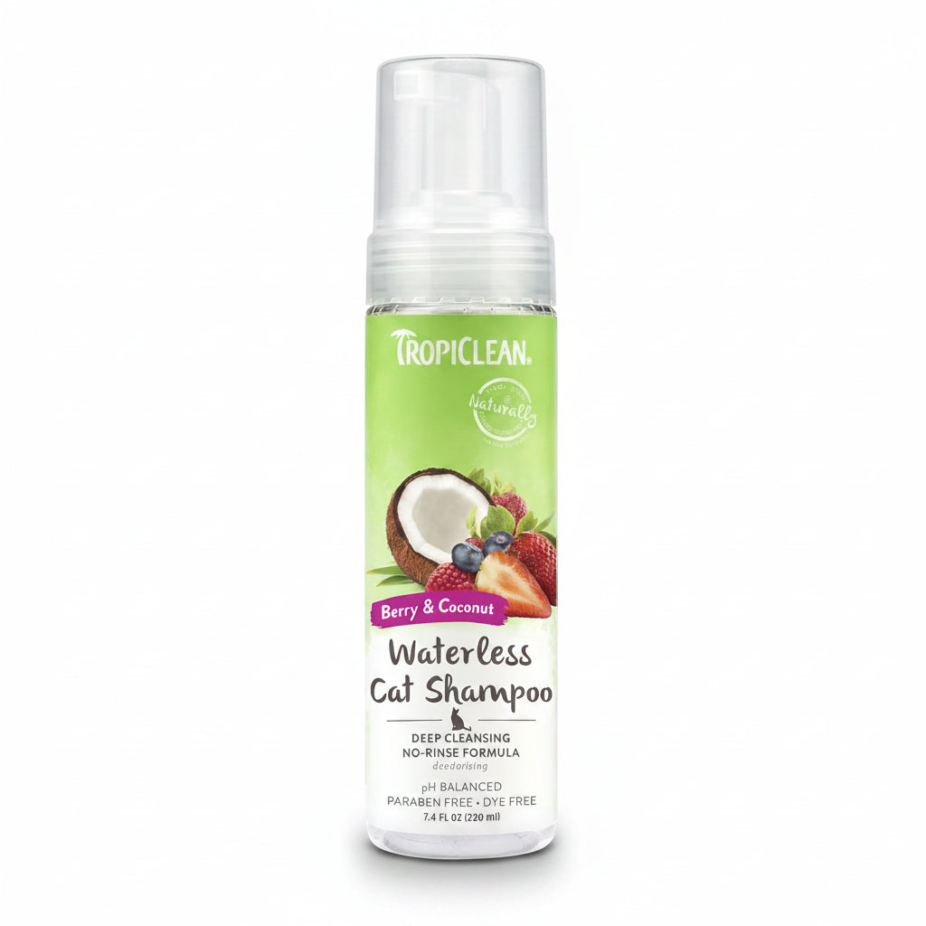 TropiClean Deep Cleaning Waterless Cat Shampoo
