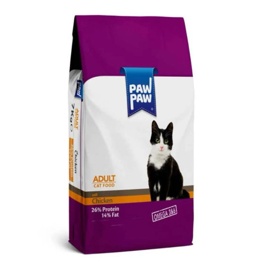 Paw Paw Adult Cat with Chicken, 7kg