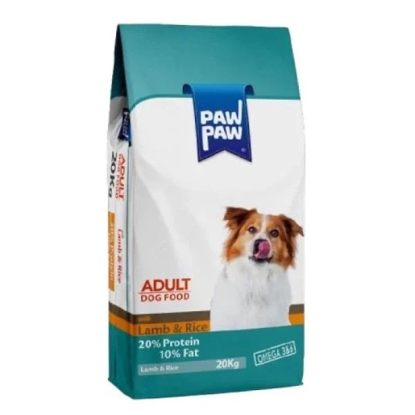 Paw Paw Adult Dog with Lamb & Rice, 20kg