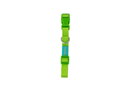 Basic Nylon Collar LIME 20mm x 35/60cm