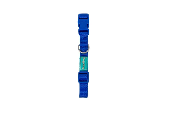 Basic Nylon Collar BLUE 15mm x 35/50cm