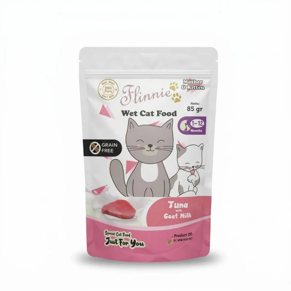 Flinnie Kitten Wet Food Tuna & Goat Milk 85g