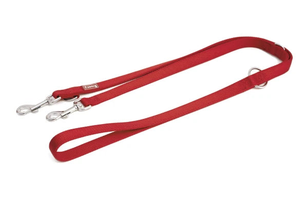 Nylon Training Leash RED 2x200cm