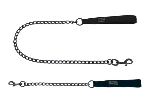 Gun Metal Chain Leash BLACK 3,5mm-20mmx100cm