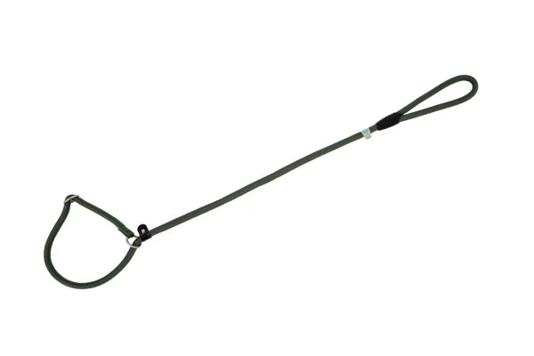 Nylon Round Collar-Leash GREEN 13x120cm