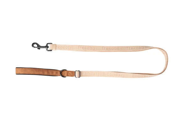 Linum Adjustable Leash SAND BEIGE 15mm x 120/180cm  Recycled