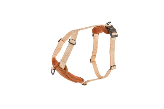 Linum Harness SAND BEIGE 20mm x Neck 34/50cm Chest 50/70cm Recycled