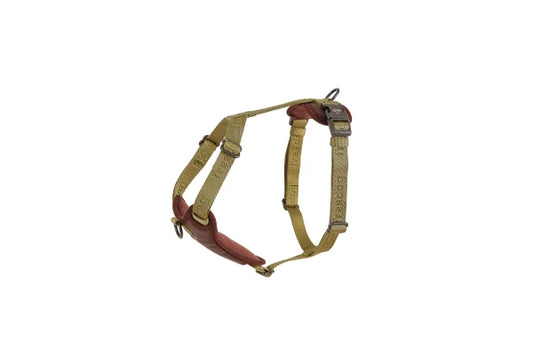 Linum Harness GREEN FOREST 25mm x Neck 40/55cm Chest 60/90cm Recycled