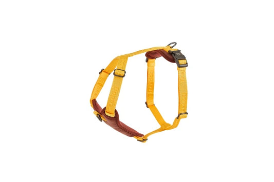 Linum Harness YELLOW SUNRISE 25mm x Neck 40/55cm Chest 60/90cm Recycled