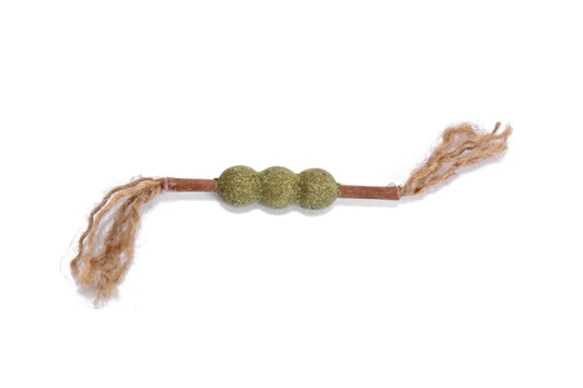 Triple Matatabi Lollipop With Feathers 12x2.2cm