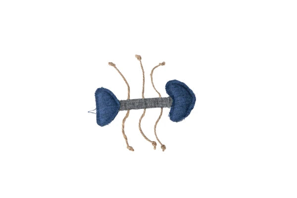 FishBone Catnip Toy 14.5x5.5cm Recycled