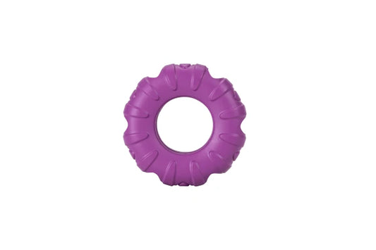 Rubber Snack Toy Heavy Duty VIOLET 11,3 x 11,3 x 4 cm