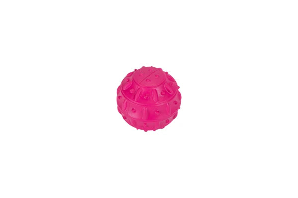 Rubber Snack Ball Toy Teak FUCHSIA 8cm