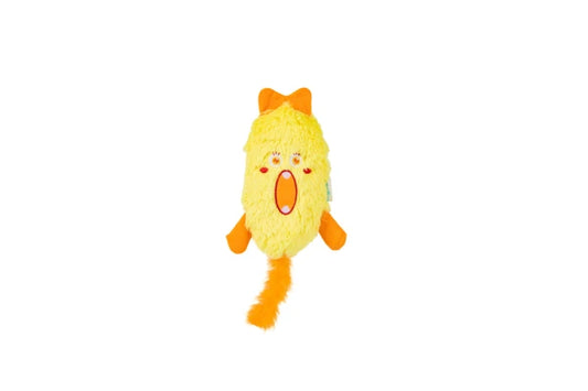 Cat Toy Demons With Catnip XL YELLOW 14x26,5cm