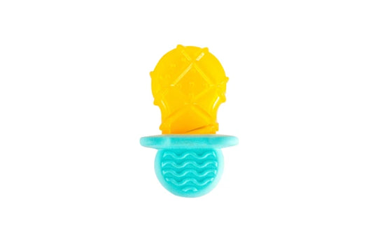 Soother Cooling Toy YELLOW  13,6 x 8,6 x 4,9 cm