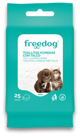 Talc Cleaning Wipes Pocket 25 Units 18 x 20 cm
