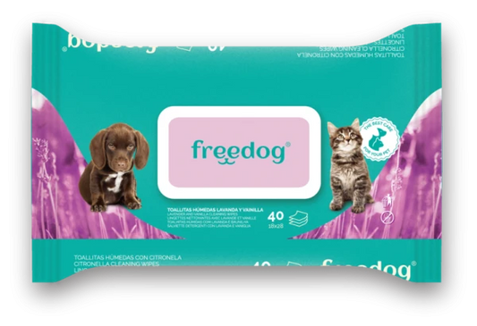 Lavender & Vanille Cleaning Wipes Large 40 Units 28 x 18cm