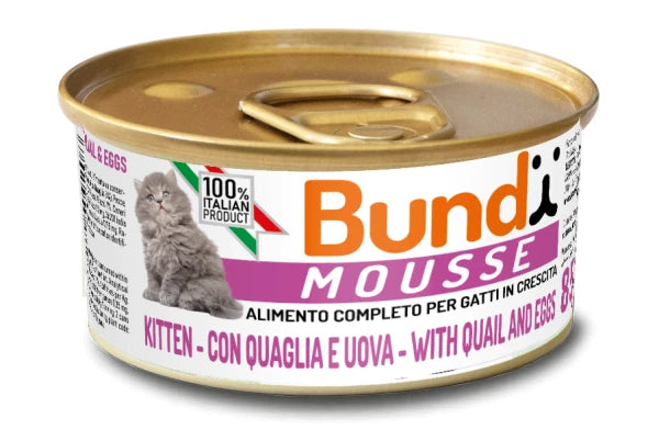 BUNDY MOUSSE Quail & Eggs 85g