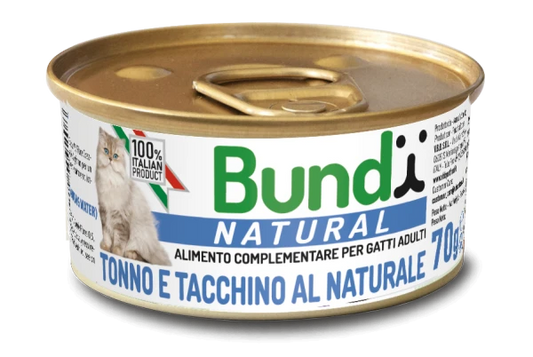 BUNDY NATURALI Tuna and Turkey 70g