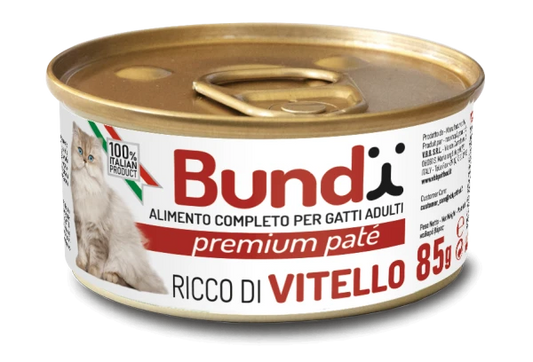 BUNDY CAT Patè with Veal 85g._x000D_