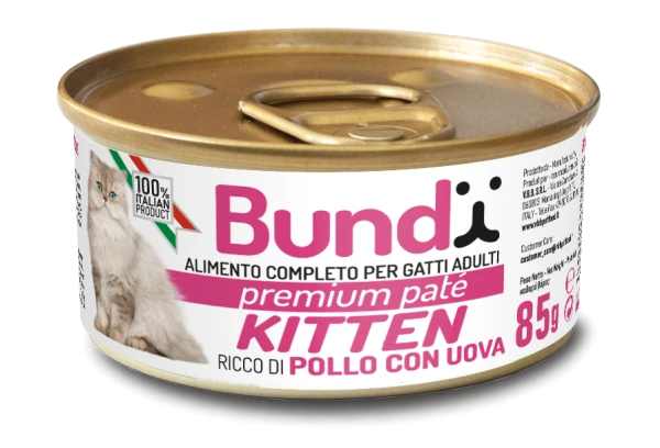 BUNDY KITTEN Chicken & Eggs  85g