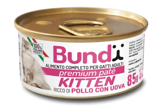 BUNDY KITTEN Chicken & Eggs  85g